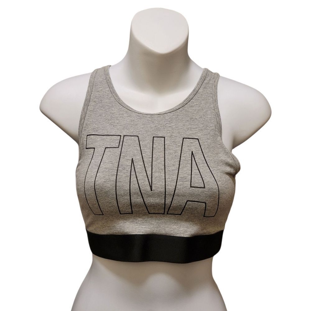 2/$20 TNA Classic Logo Cropped Tank Top Size: Small